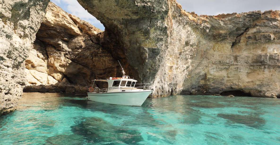 Private Boat Trips,Comino, Blue Lagoon, Crystal Lagoon& Gozo - Included Features