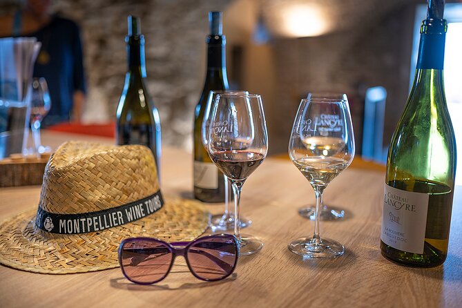 Private Full Day Pic Saint Loup Wine and Olive Tour With Lunch From Montpellier - Wine Tasting at Château Puech Haut