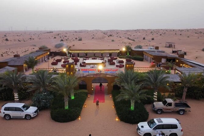 Private Sunset Desert Safari:Sandsurfing, Camel Ride & BBQ Dinner - Dining Experience