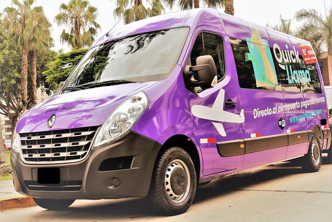 Quickllama: Transfer From Lima Airport to Miraflores Kennedy Park - Inclusions