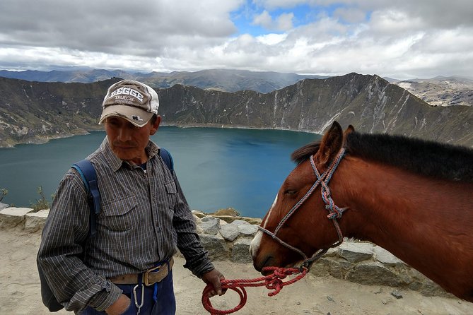 Quilotoa Crater Lake Private Day Tour: Trekking, Market, Art and Llamas - Encountering Friendly Llamas