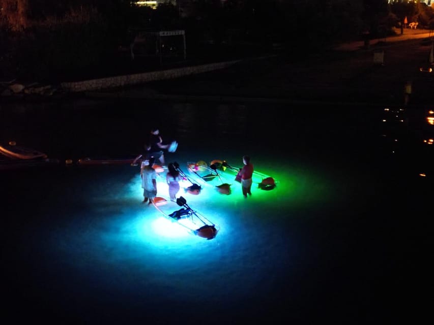 Rab: Night Adventures Illuminated Transparent Kayaks - Itinerary