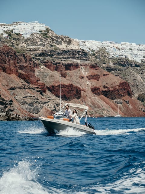 Santorini: License Free, Luxurious Small Boat Rental - Experience Highlights