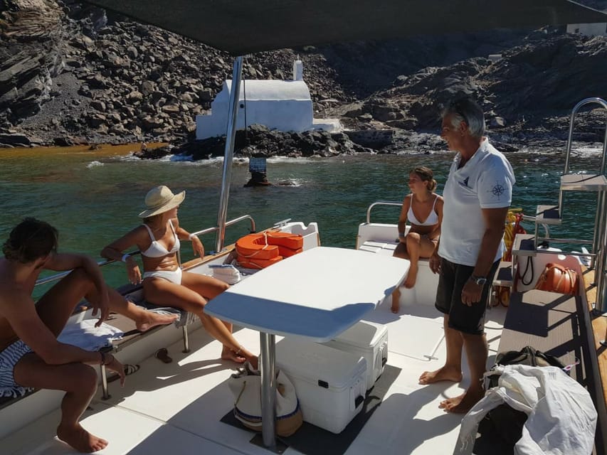 Santorini: Private Motorboat Cruise and Volcano Hike - Inclusions