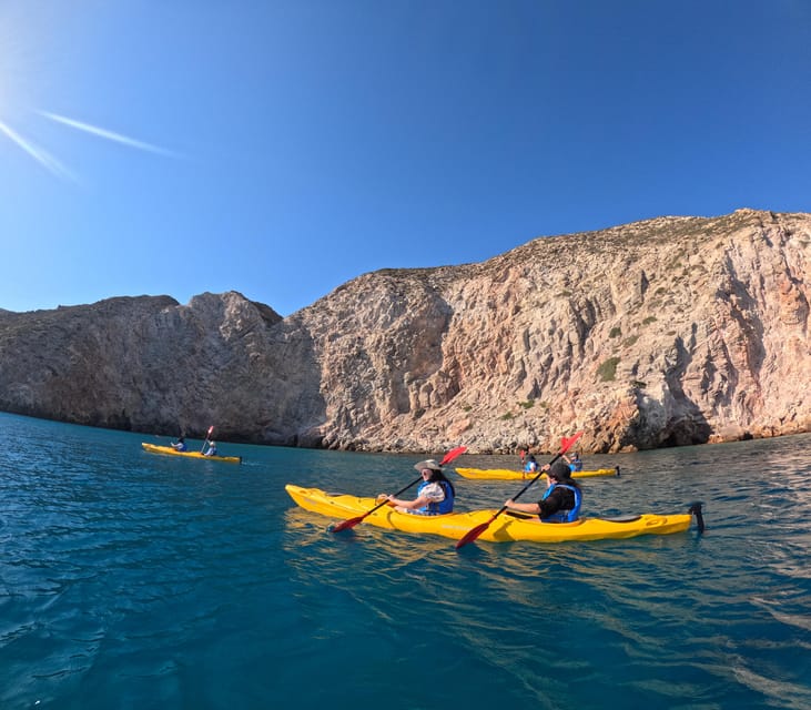 Semi-Private Half Day Kayaking Tours in Milos - Included Equipment and Amenities