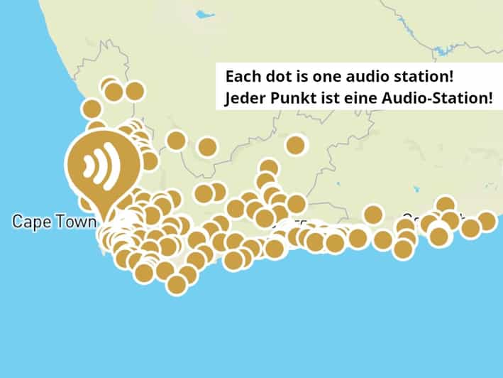 South Africa: Audioguide App for Garden Route & Western Cape - Audioguide Features