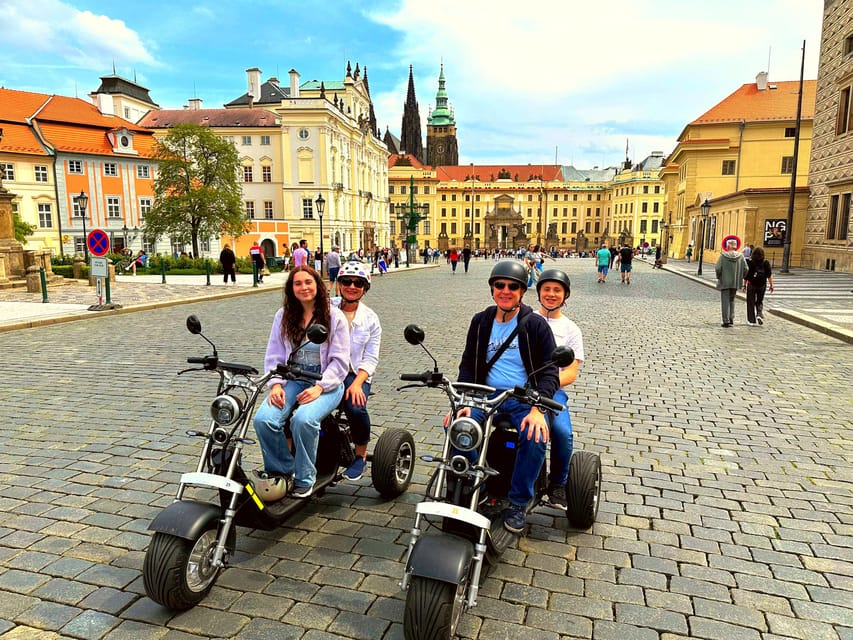 The Best Trike Bike Prague City Tour - Kafka Museum and Humorous Statues