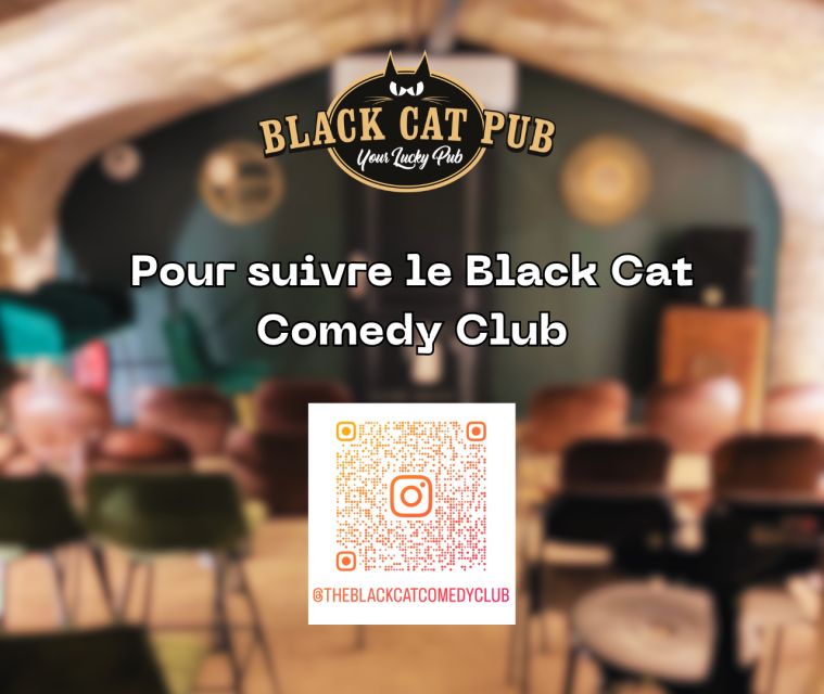 The Black Cat Comedy Club - Food and Drink Offerings