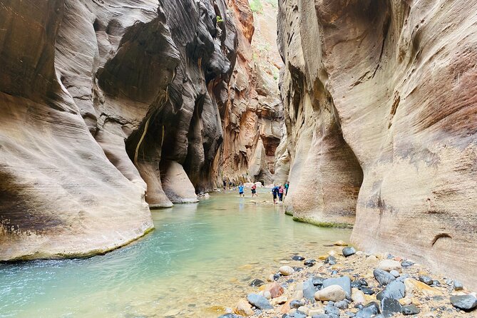 The Narrows: Zion National Park Private Guided Hike - Navigating the Rocky Terrain