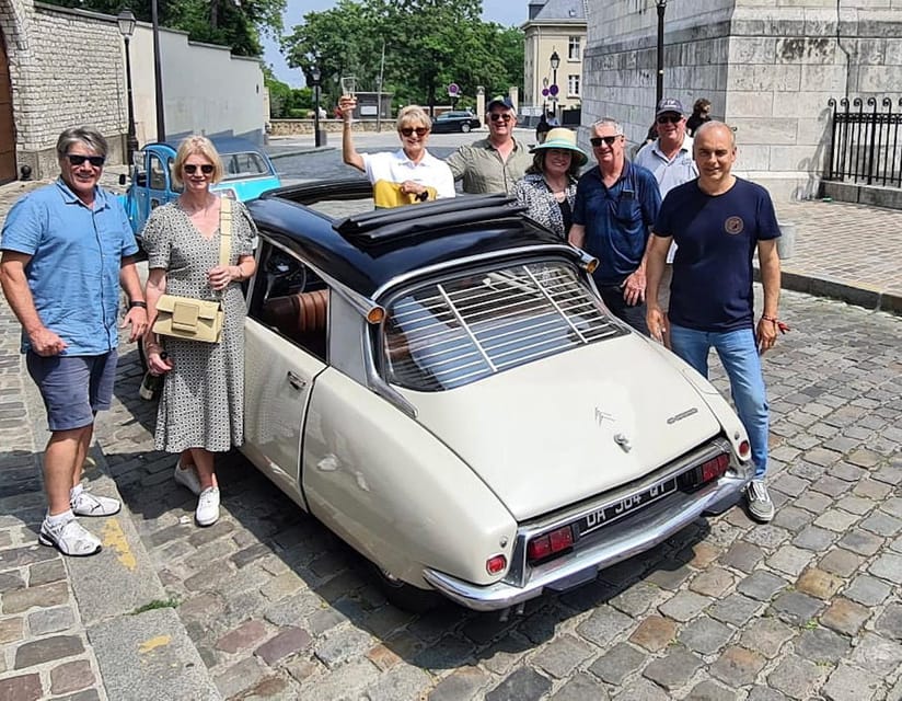 The Unmissable of Paris on a Classic Open-Top Citroën DS - Complimentary Pickup and Drop-off