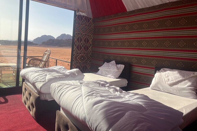 Tow Day _ Jeep Tour +Um Addami Hiking Tow-Night Camping - Bedouin-Style Overnight Camping