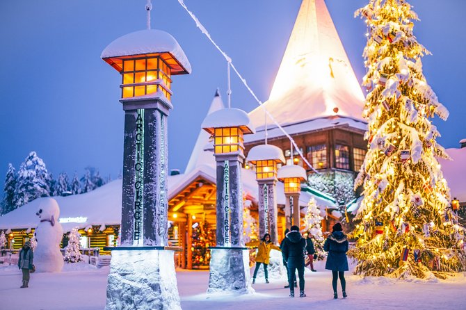 Trip to Arctic Circle, Santa Claus Village and Santas Reindeer - Arctic Circle Crossing Ceremony