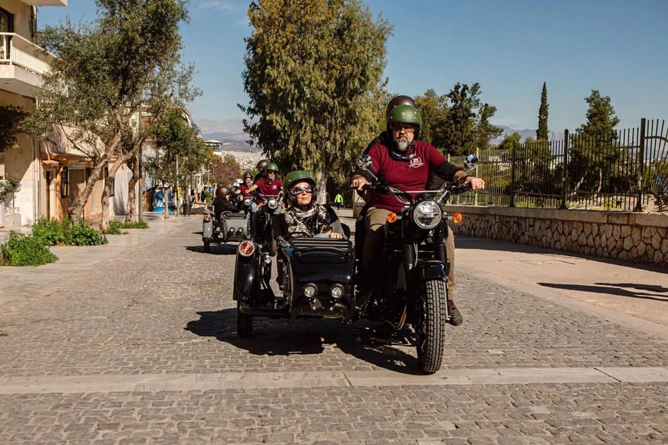 VIP Round of Acropolis in a Vintage Motorcycle Sidecar - Tour Details