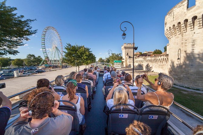 Visit Avignon and Villeneuve Lez Avignon Aboard a Double-Decker Bus - Key Attractions Highlighted
