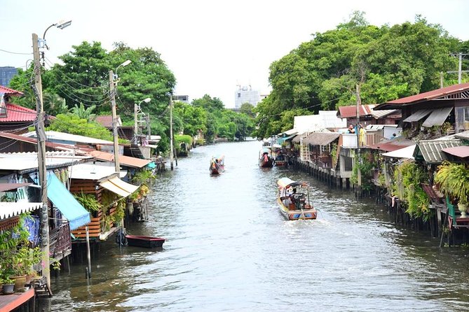 Wat Paknam Walking Tour With Boat Ride - Itinerary Breakdown