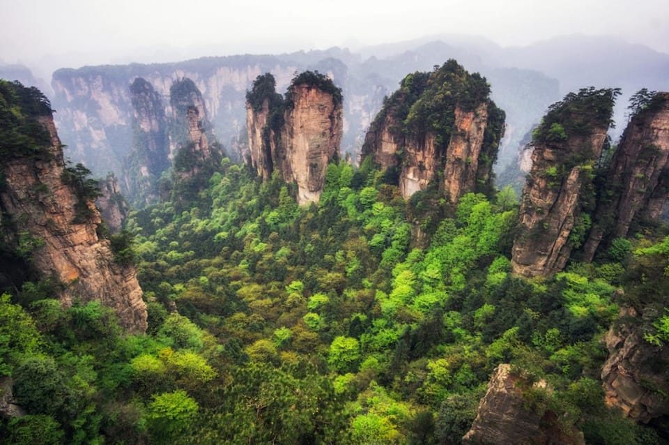 Zhangjiajie: 3-Day Tour With Cable Car, Glass Lift & Skywalk - Day 1: Yuanjiajie and Tianzi Mountain