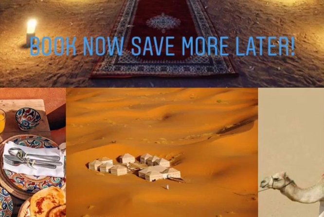 1 Night Camel Trekking Tour in Merzouga Desert Camp - Transportation and Pickup