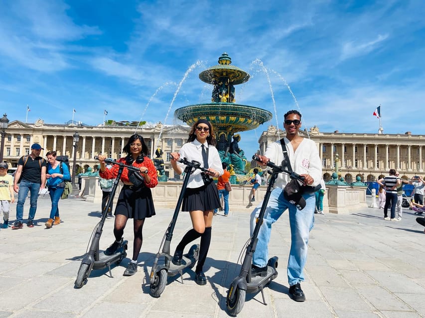 2H VIP Paris Private E-scooter Tour - Booking Information