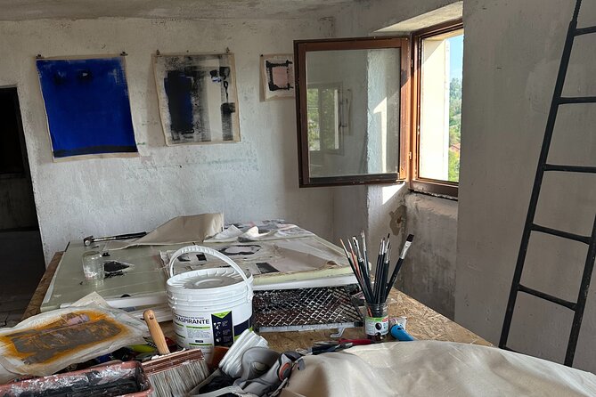 Abstract Painting at the Artist Home ( With a View (!) - Cancellation Policy