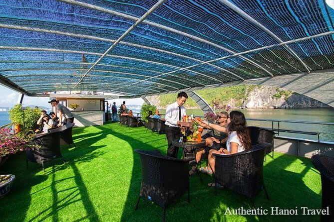 Alova Premium Cruise Halong Deluxe Day Tour With Transfer & Meal - Dining Experience