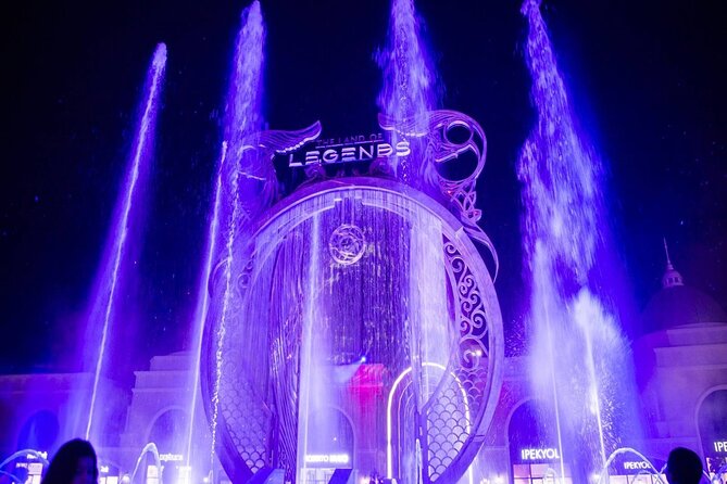 Antalya Land of Legend Night Show Transfer W/Boat Parade Show - Booking Considerations