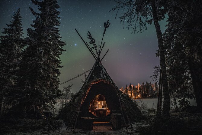 Arctic Lake Aurora Hunt, in a Cozy Lappish Tipi - Capture the Auroras Ethereal Beauty