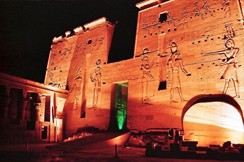 Aswan: Philae Temple Sound & Light Show With Entrance Fees - Inclusions of the Experience