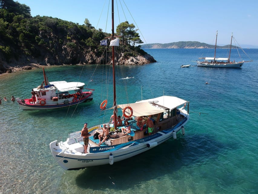 Authentic Skiathos Cruise Around the Island With Lunch. - Pickup and Drop-off Locations