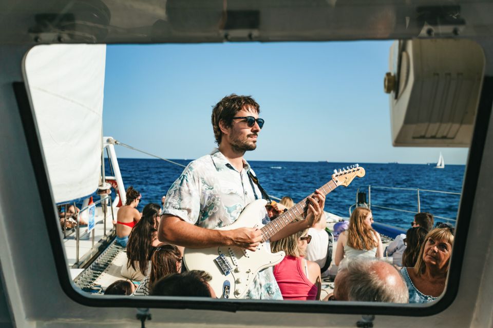 Barcelona: Sunset Catamaran Cruise With Live Music - Meeting Point and Logistics