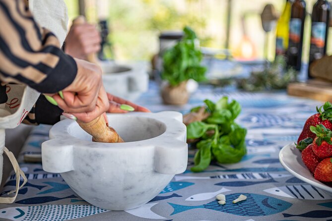 Cinque Terre: Pesto Cooking Class With Sea View in Riomaggiore - Included Beverages and Local Wines