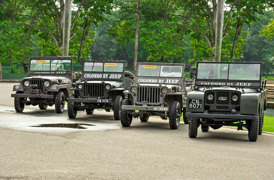 Colombo: City by World War Jeep Private Tour - Inclusions and Exclusions