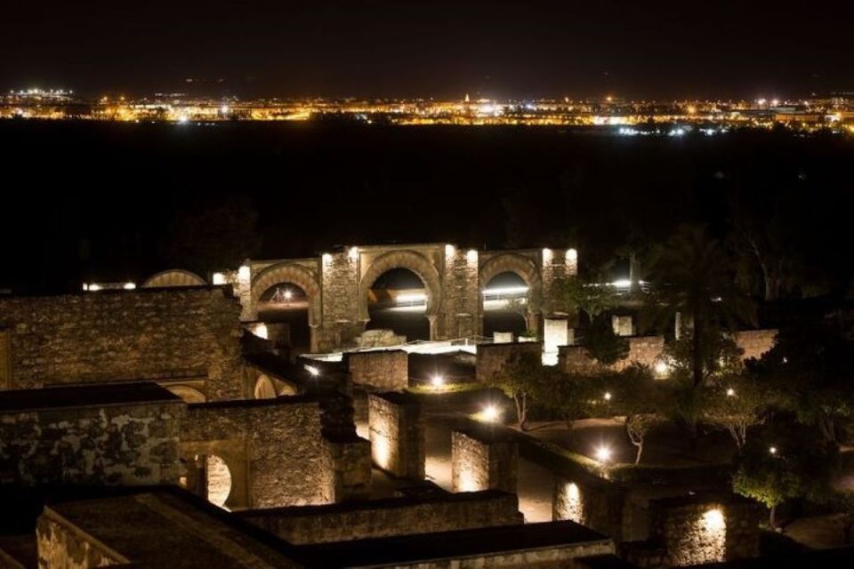 Cordoba: Medina Azahara Night Tour With Ticket - Booking Details