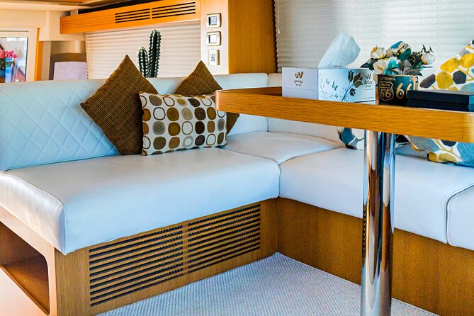Discover the Hidden Island in Dubai in Majesty 48ft Yacht Rental - Pricing and Cancellation