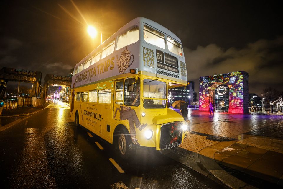 Dublin: Christmas Lights Festive Bus Tour With Afternoon Tea - Important Tour Information