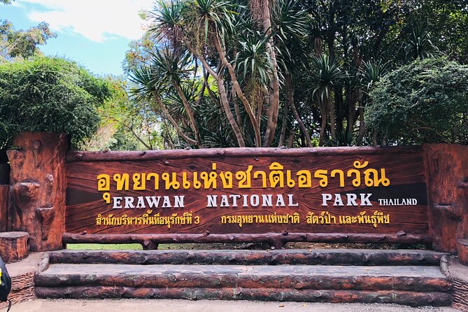 Erawan Waterfall and River Kwai Bridge Day Tour From Bangkok - Exploring Erawan Waterfall