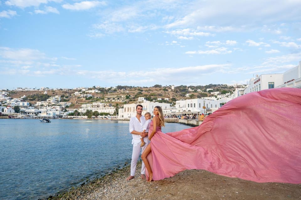 Flying Dress Photoshooting Mykonos - Package Inclusions