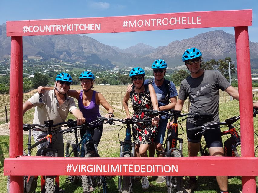 Franschhoek: E-Bike Tour With Wine Tasting and Lunch - Participant Requirements