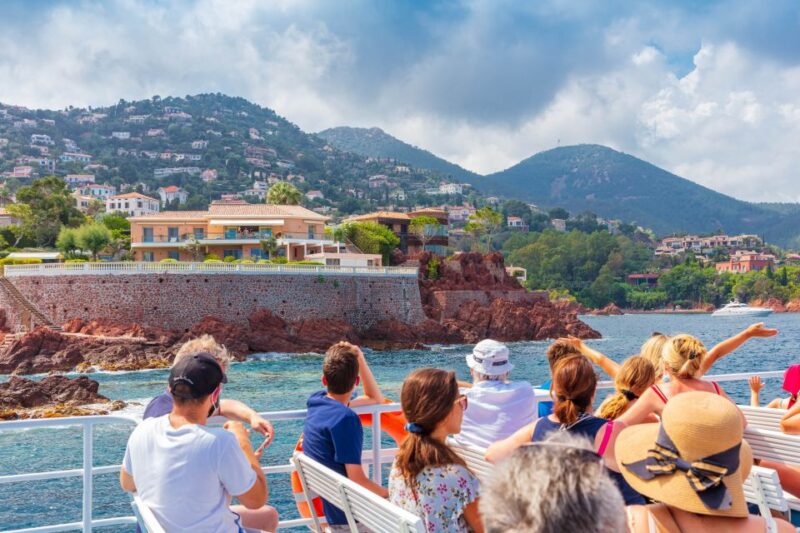 From Mandelieu: Corniche Dor Sightseeing Cruise With Guide - Accessibility and Languages