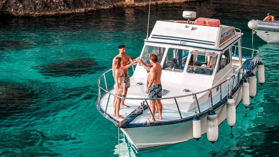 From Mellieha: Round Comino Cruise With Wine and Water - Essential Information for Participants