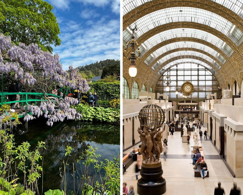 From Paris : Giverny & Orsay Museum - Private Tour - Itinerary