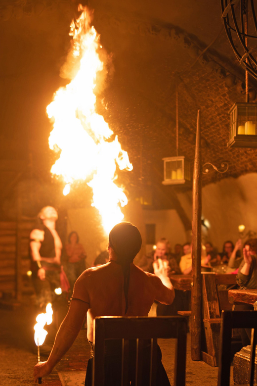 From Prague: Medieval Dinner, Show, Castle and Brewery - Interactive Brewery Visit