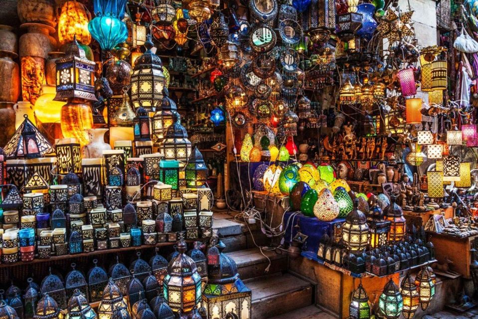 Giza Pyramids, Egyptian Museum & Bazaar From Sharm El Sheikh - Shopping at Khan El Khalili