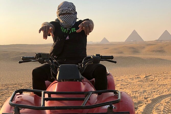Giza Pyramids, Sphinx, ATV Bike, Lunch,Camel Ride, Dinner Cruise& Shopping Tour - Tour Inclusions and Logistics
