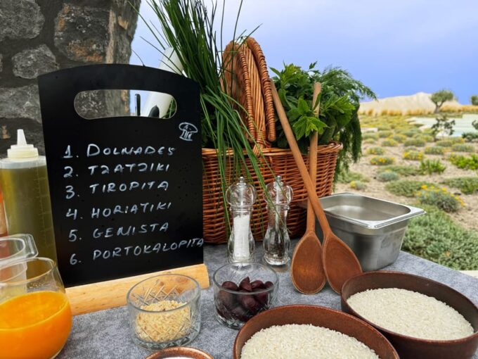 Greek Cooking Class and Dining Experience - Outdoor Kitchen Setting