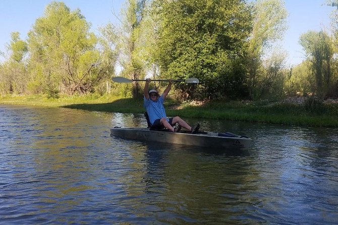 Half Day Guided Kayak Fishing Down the Verde River Cottonwood, AZ - Navigating the Verde Rivers Currents