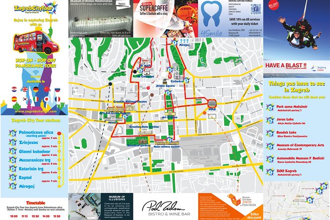 Hop on Hop off Panoramic Bus - Zagreb City Tour - Tour Highlights