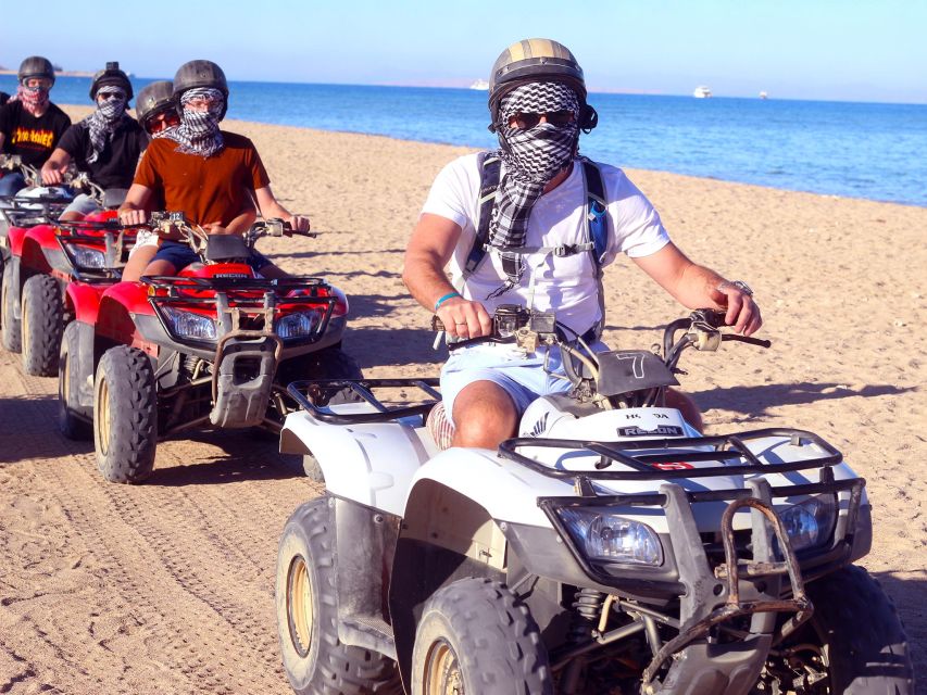 Hurghada: Quad Bike Tour of the Desert and Red Sea - Camel Riding Option