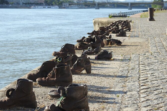 Jewish Heritage Tour on Escooter Inc Synagogue and Shoes Memorial - The Shoes Memorial on the Danube