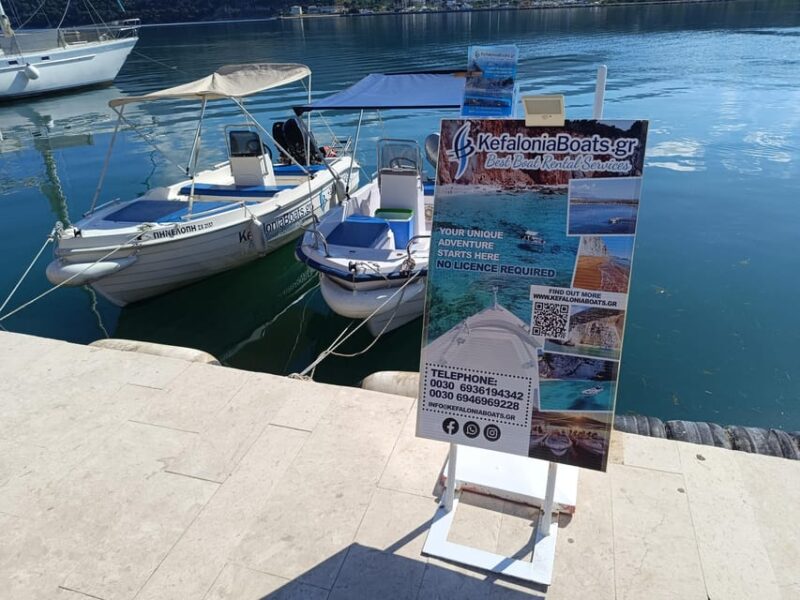 Kefalonia: Boat Rental (15HP Motorboat)-No License Required - Boat Specifications and Equipment