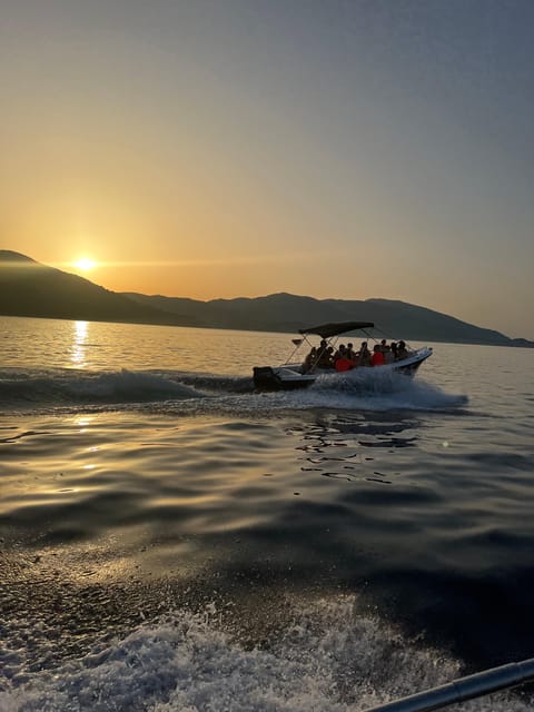 Laganas: Myzithres Sunset Experience With VIP Speedboat - Second Stop: Turtle Island for Night Swim